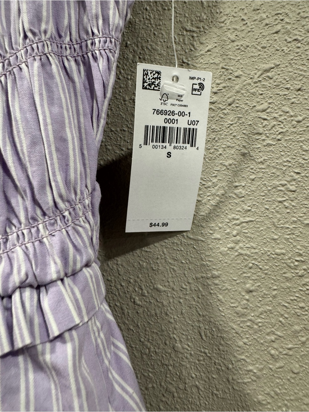 NWT Fit & Flare Smocked Bodice Mini Dress - Picture 5 of 9
